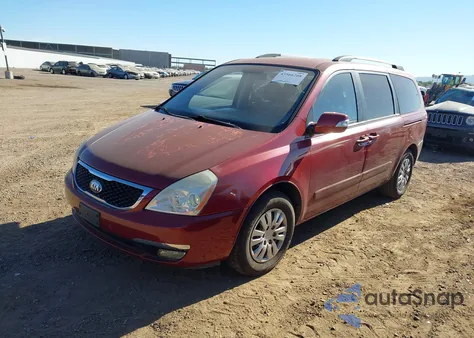 2014 Kia Sedona Lx из США, поврежденный, VIN KNDMG4C79E6540187